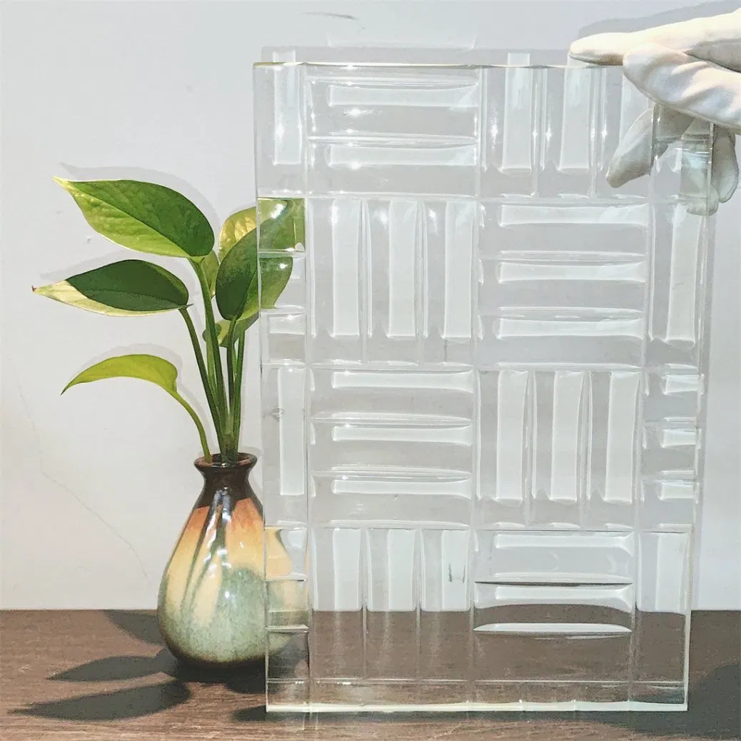 Ultra Clear Custom Hot Melt Glass/Beautiful Style Fused Pattern Glass