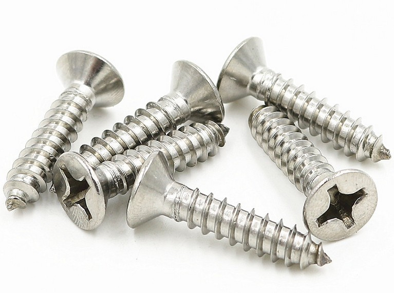 M1.7X4/5/6/8/10mm 304 Stainless Metal Steel Countersunk Head Phillips Self Tapping Head Mini Small Screws