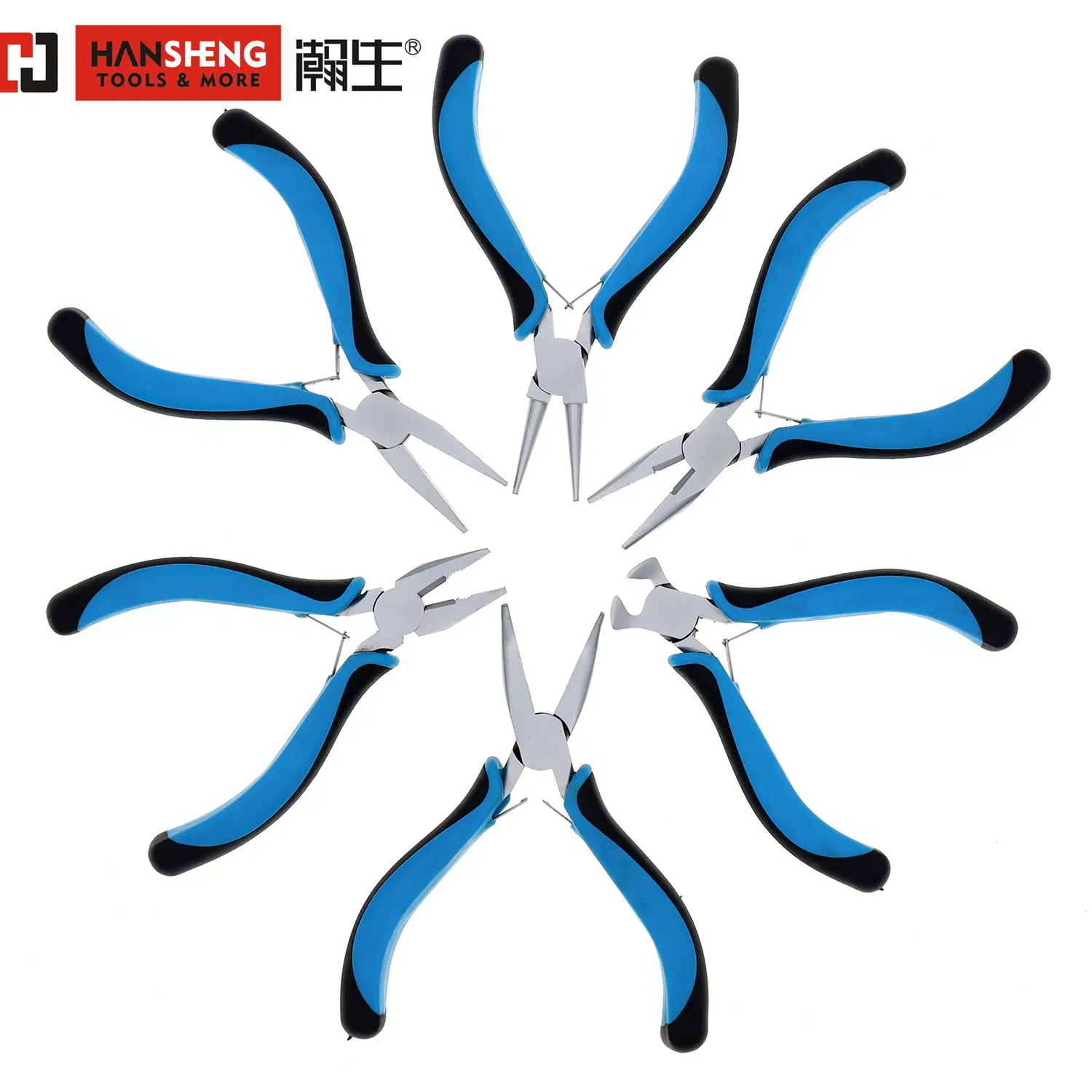 Mini Pliers, Professional Hand Tool, CRV or Carbon Steel, Dipped /PVC Handle