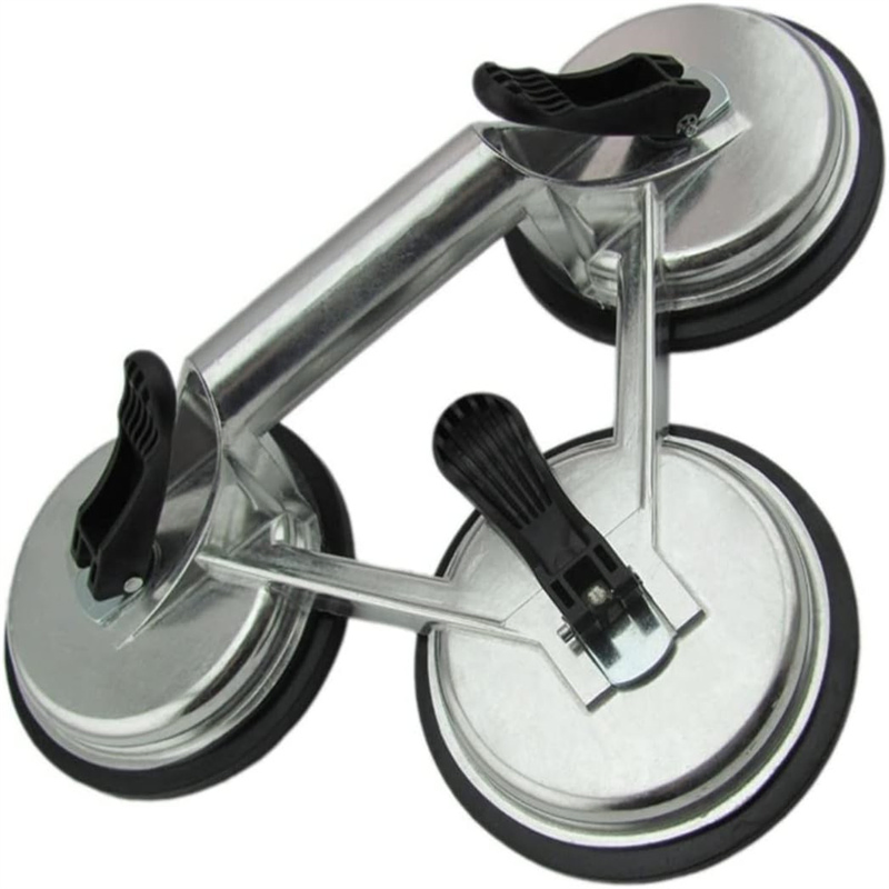 Трехголовый алюминиевый вакуумный присоскодержатель