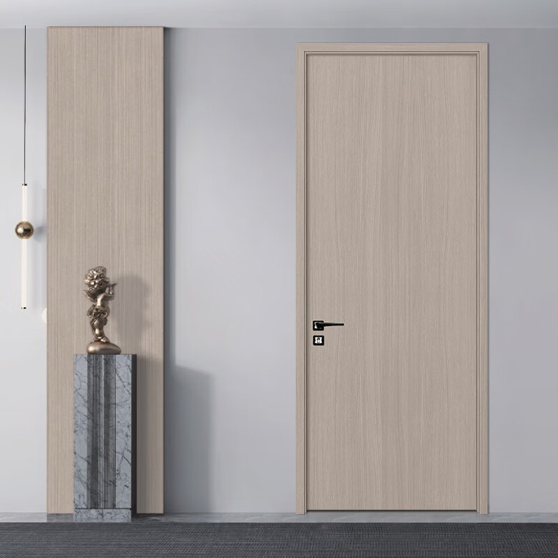 Modern Minimalist Paint-Free Solid Wood Door
