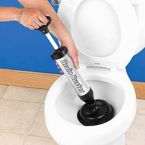 New Design High Pressure Clog Toilet Suction Compressed Air Plunger Drain Buster