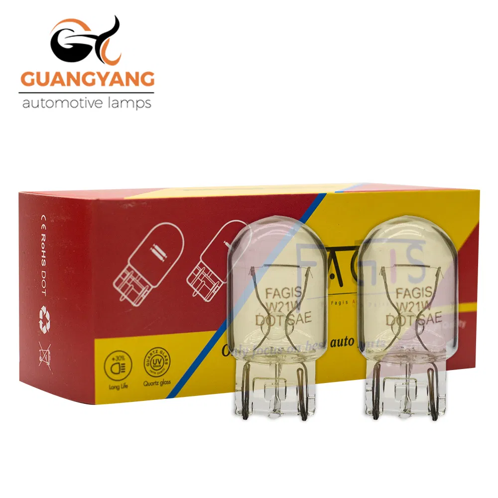 Автолампы T20 W21W 12V 21W галогенные для стоп-сигналов