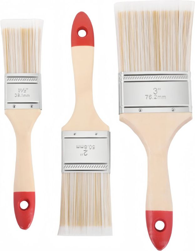 High Performance Flat Head No Abrasives Paint Brush for Wall Repair