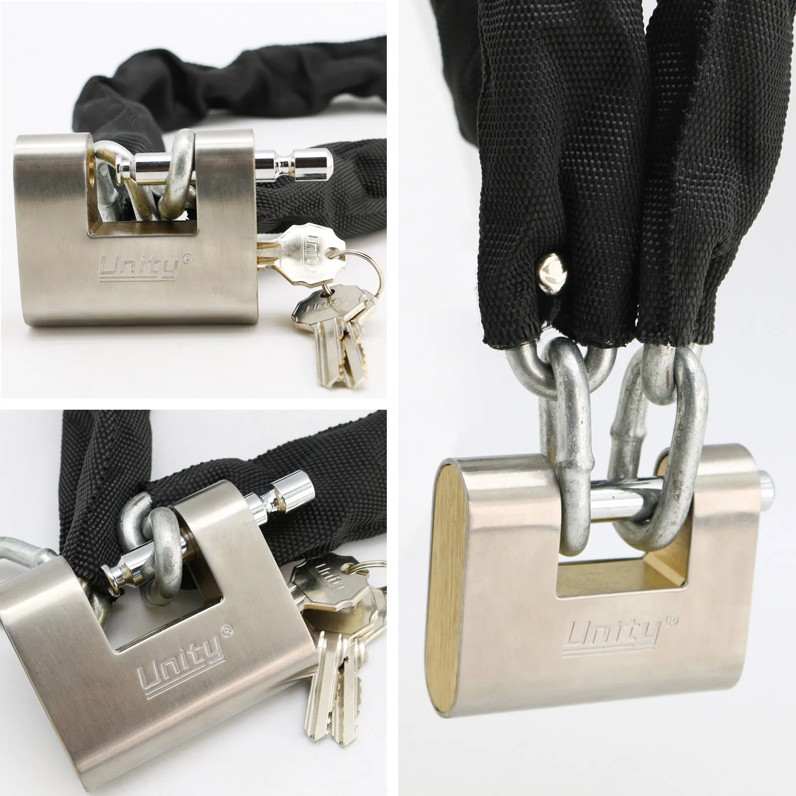 Block Lock Conex Lock Container Lock Stainless Steel Keyed Alike Armored Padlock for Container Gate Trailer
