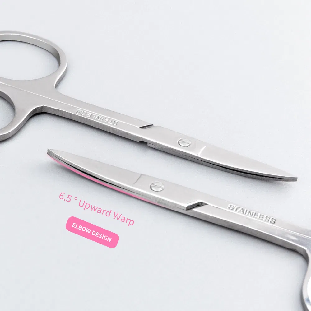 Makeup Eyebrow Beard Hairdressing Scissors Stainless Steel Beauty Eyelash Nose Hair Cutting Barber Trimmer