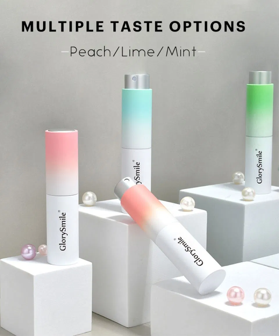 Mouth Spray Hot Sell Remove Bad Breath 8 Ml Mouth Spray Before Kiss Custom Logo