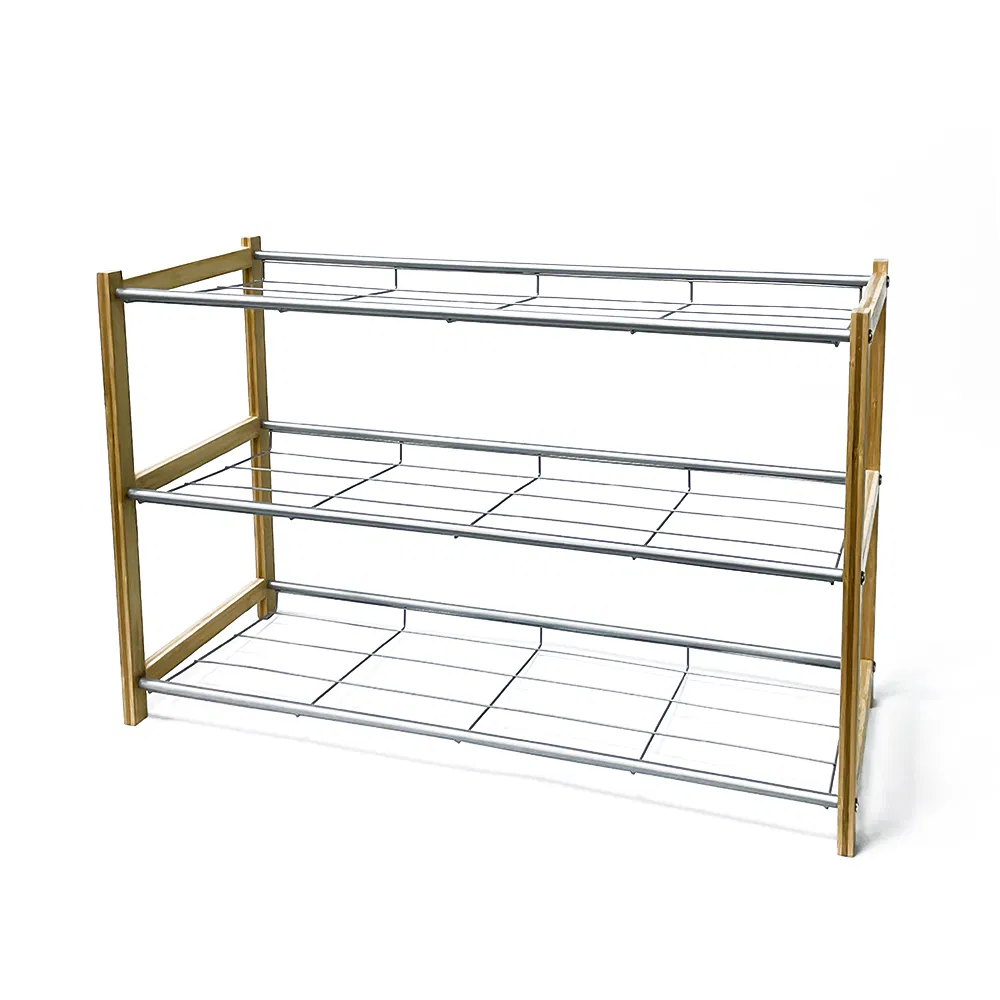 Многоярусная стальная полка для обуви 2-5 уровней