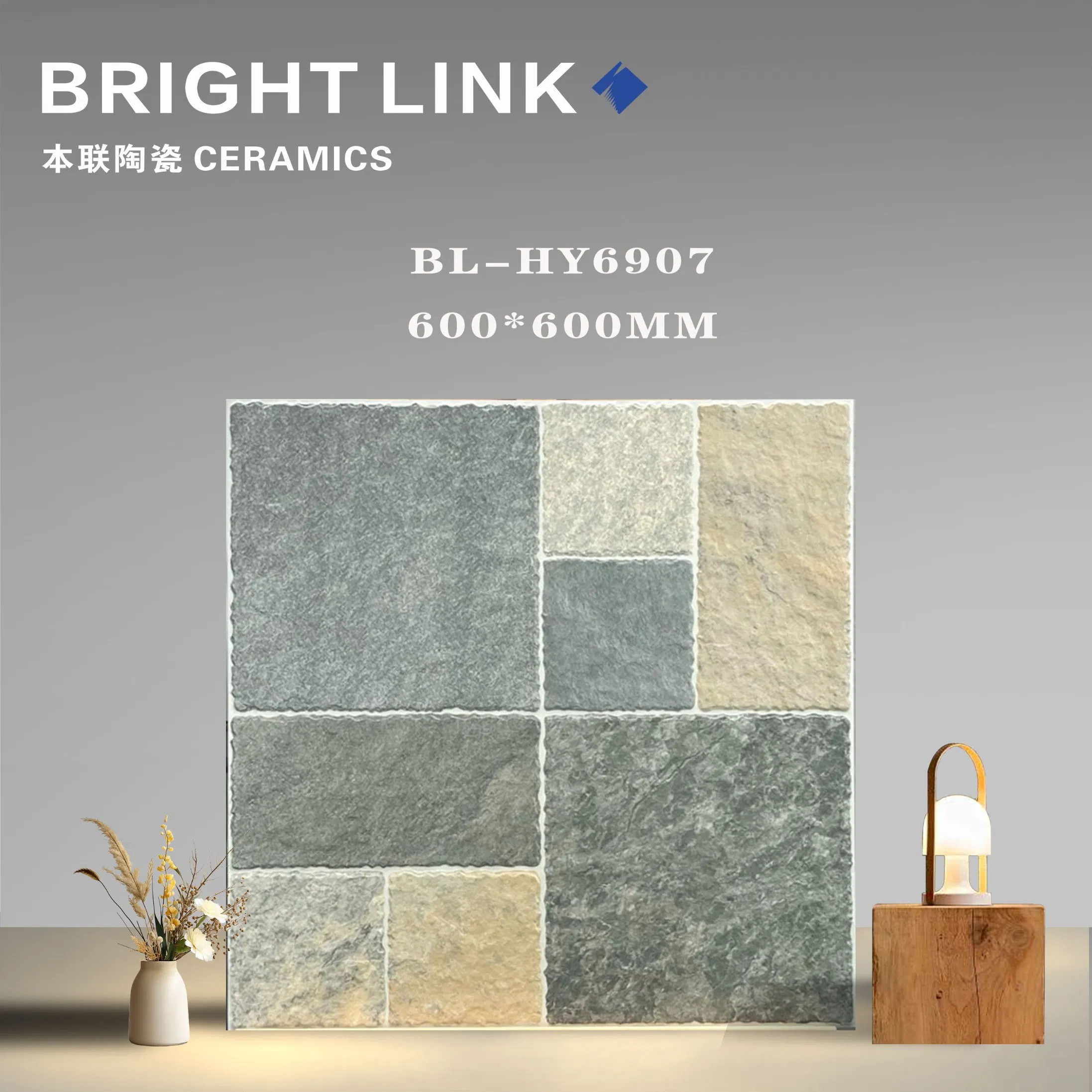 Керамогранитная плитка 600x600 мм античная матовая, противоскользящая