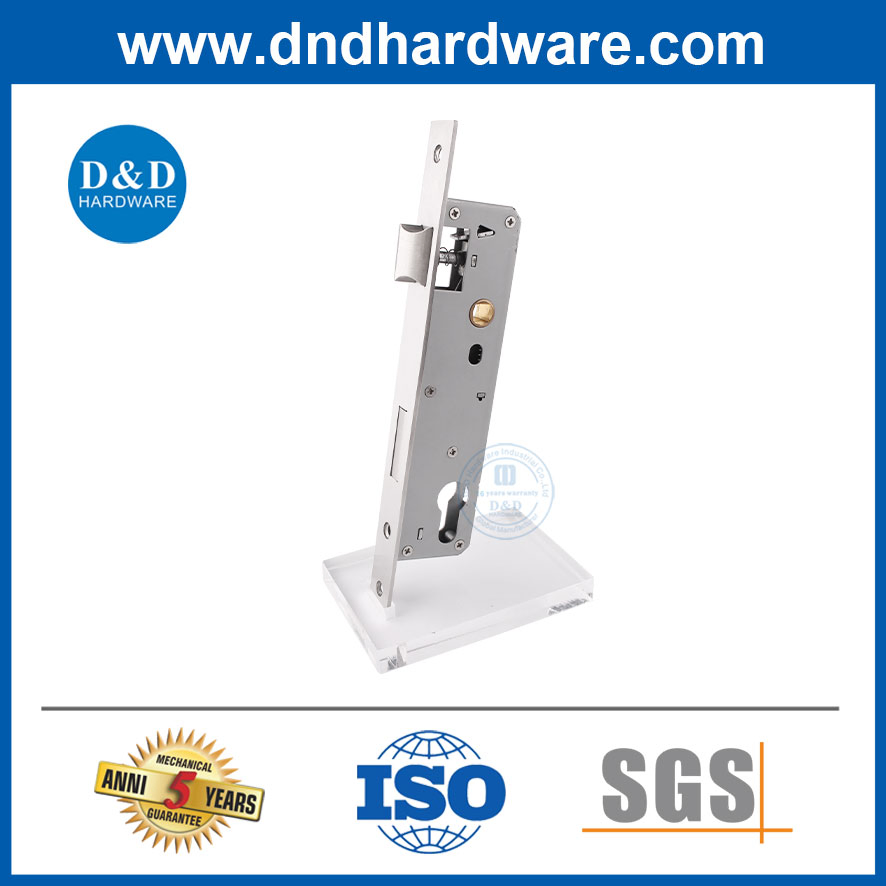 Stainless Steel Latch Bolt Cylinder Mortise Lock Aluminum Door Narrow Stile Lock