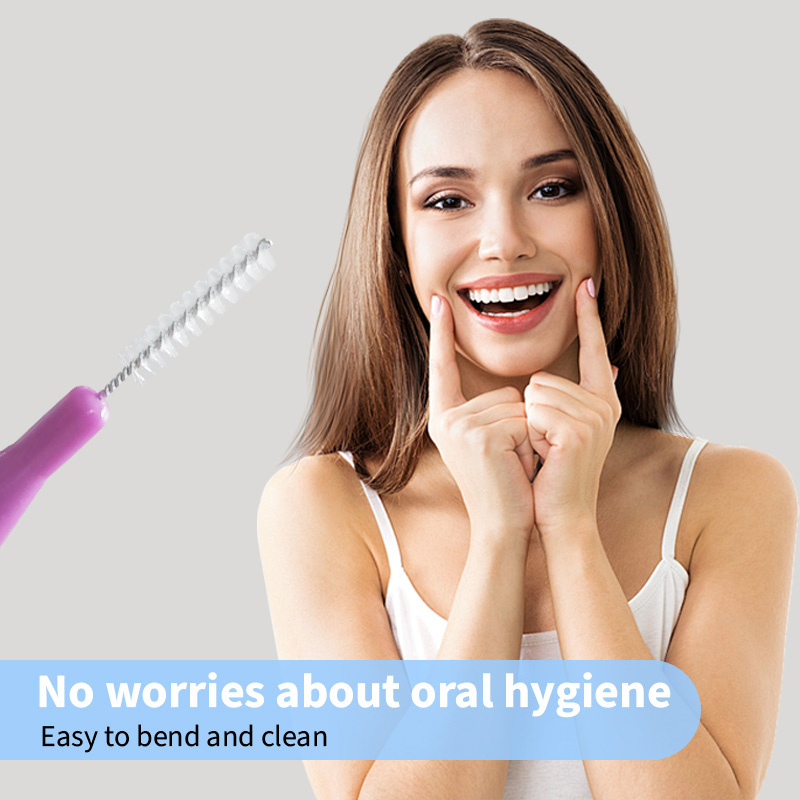Durable Cone Shape Interdental Brushes for Effective Plaque Removal and Gum Care