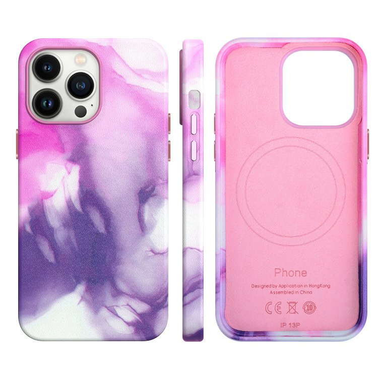 Чехол для iPhone 14 с MagSafe, ротационный, из искусственной кожи