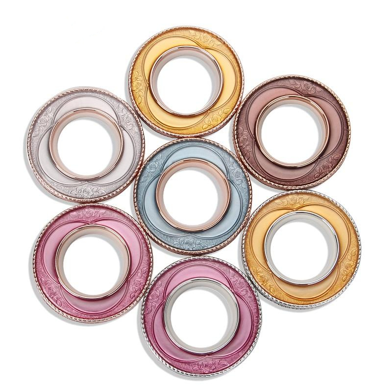 Good Quality Crystal Style Triangle Rose Ring Curtain Accessories