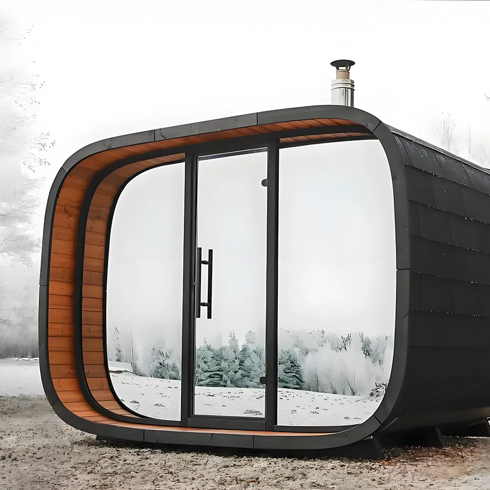 Уличная сауна-куб Heavy-Duty с замком для двора