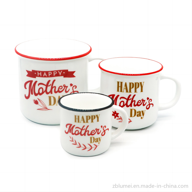 Assorted Promotional Ceramic Porcelain Custom Coffee/Tea/Beer Logo Mug Cup with Handles