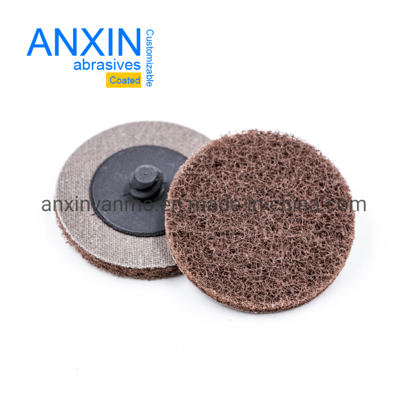 Premium 2-Inch Brown Non-Woven Quick Change Disc for Metal Finishing