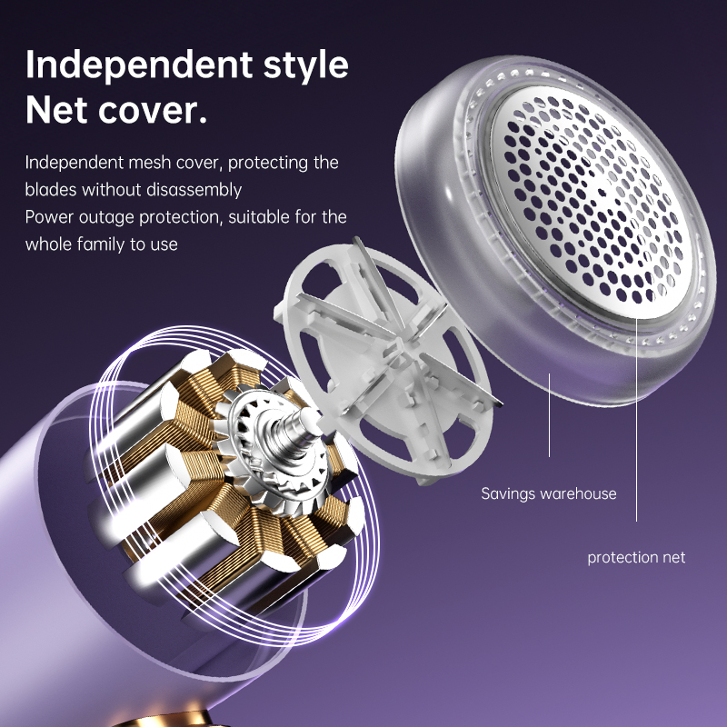 Digital Display Lint Trimmer Hair Shaver Rechargeable Clothes Lint Remover Bristle Ball Remover