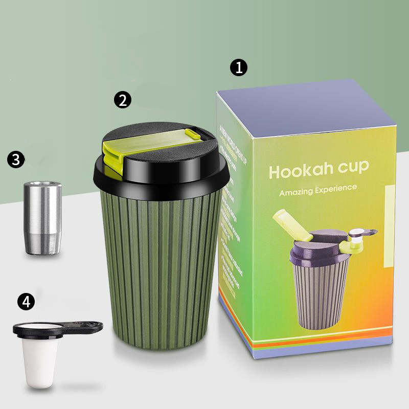 New Water Cup Exterior Design Featuring for Water Pipe Glass Hand Pipe Hookah