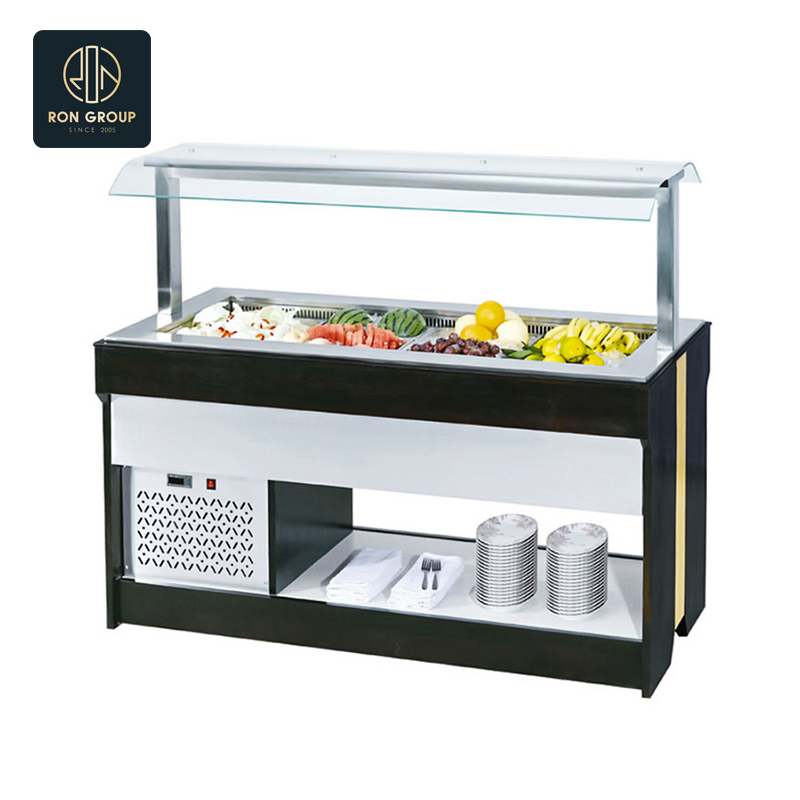 Versatile Salad Display Table for Buffets and Events