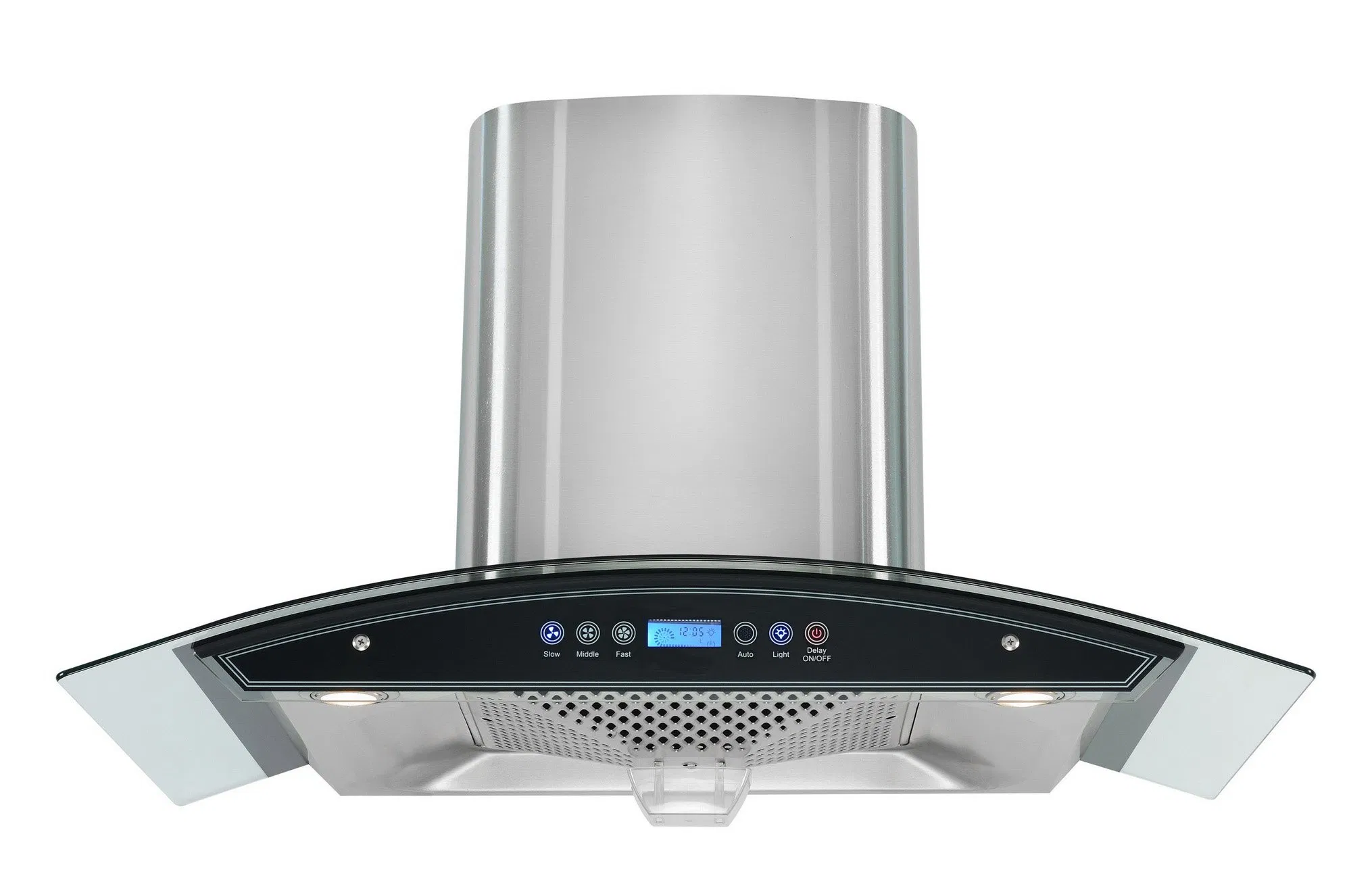 New 900mm Temperred Glass Touch Control 3 Speed Range Hood