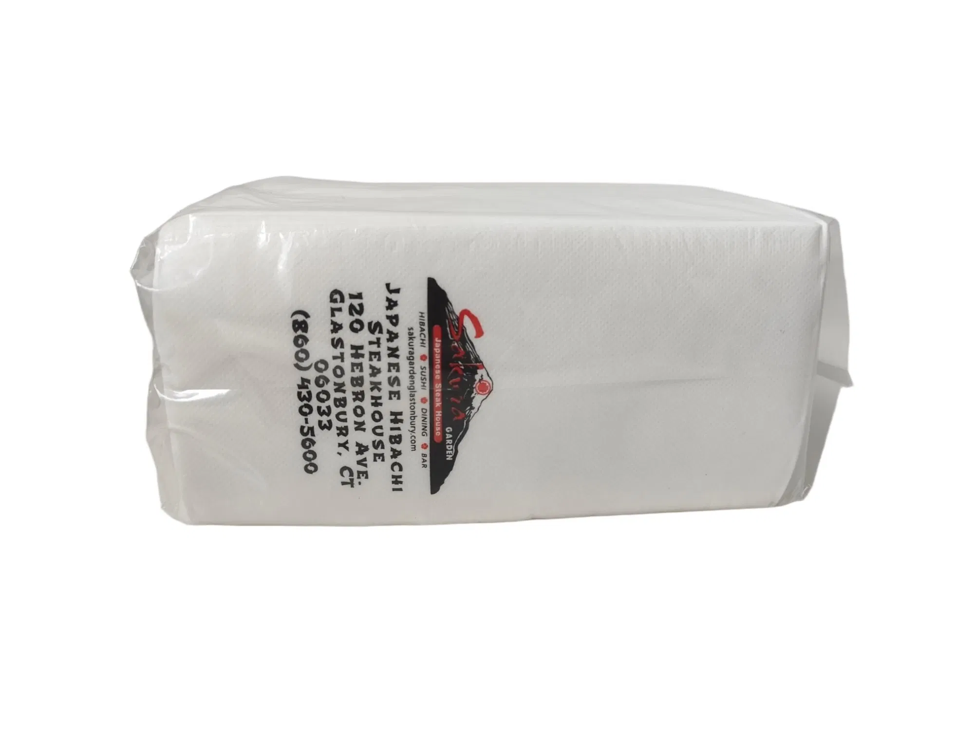 Printed Logo Eco Friendly Customized Napkin Paper for Dinner