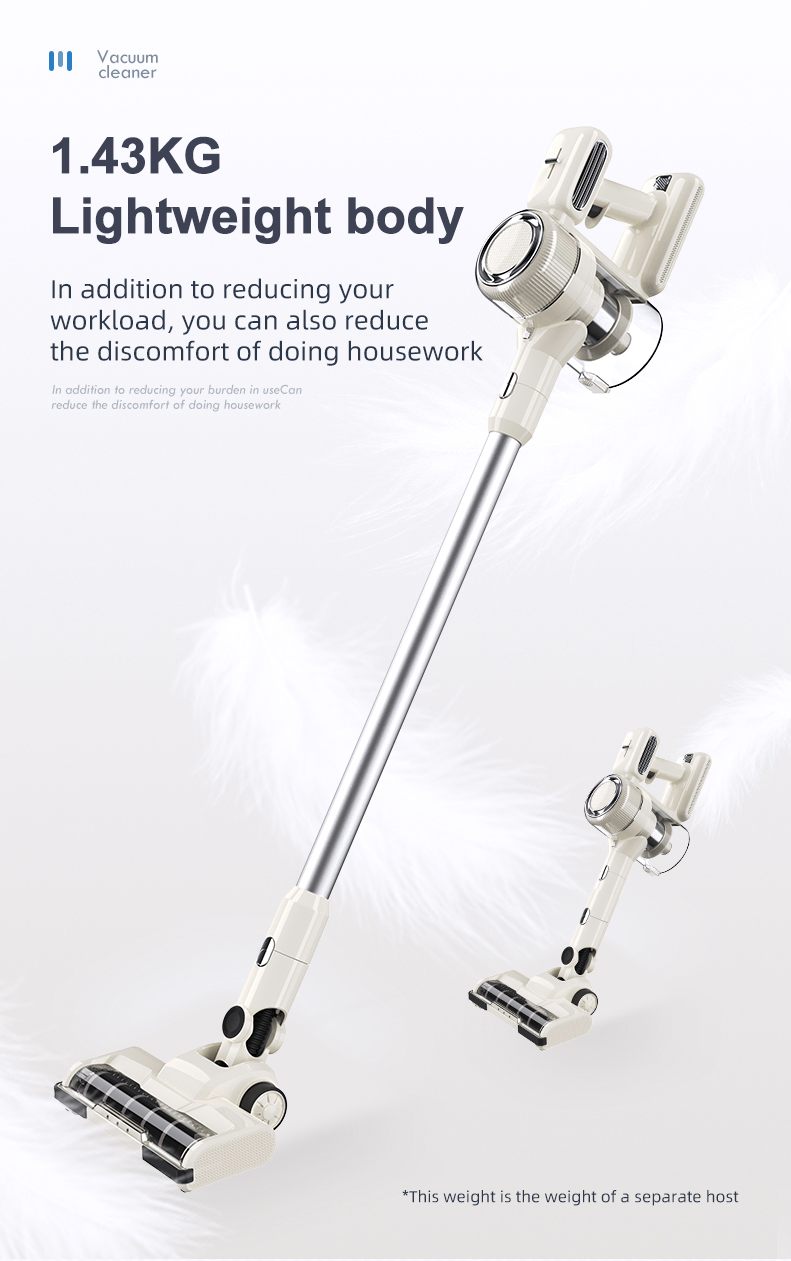 Strong Suction Stick Vacuum Cleaner with Detachable Battery