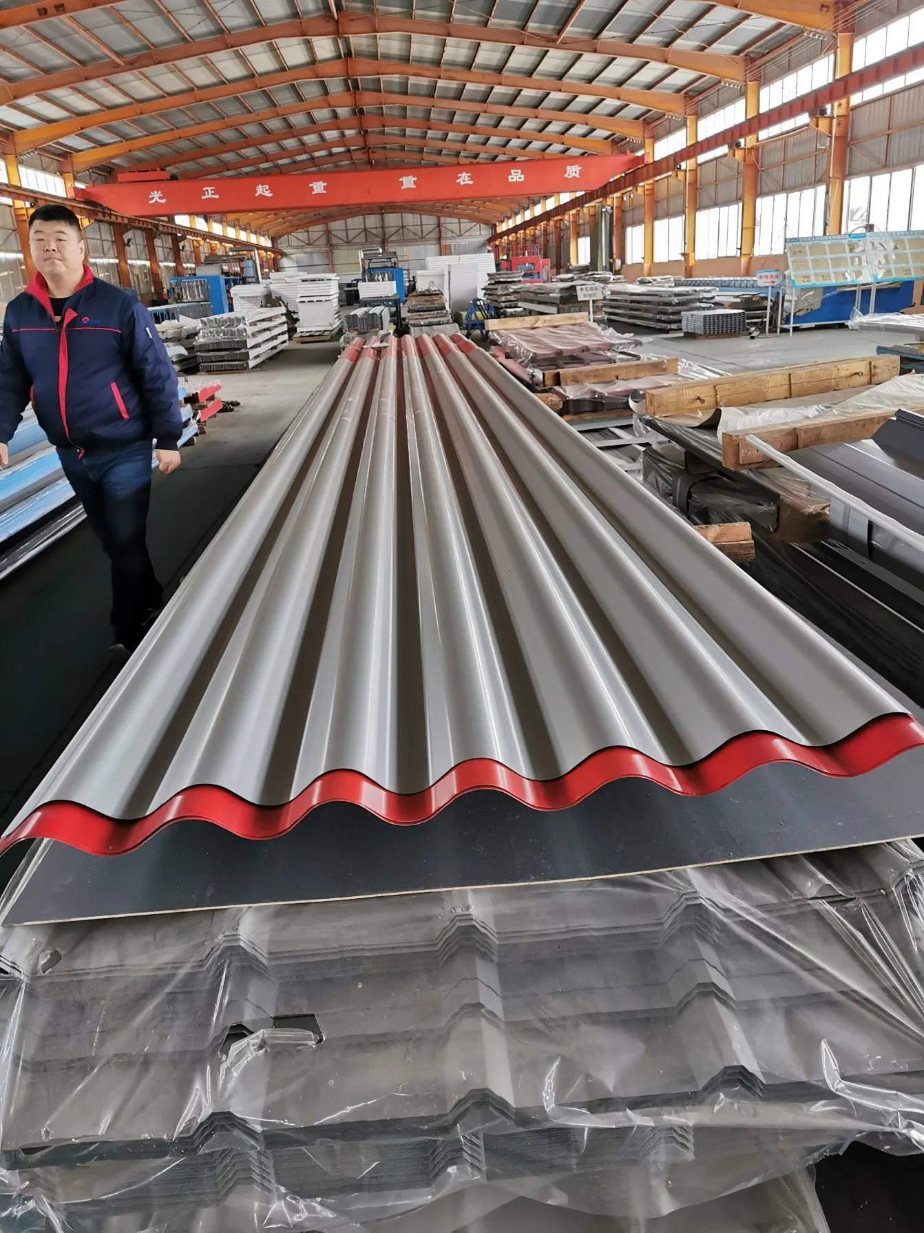24/26/27 Gauge Corrugated Plate Galvalume/Galvanized Metal Roofing Sheet Price Near Me for Metal Workshop/Warehouse/Hangar
