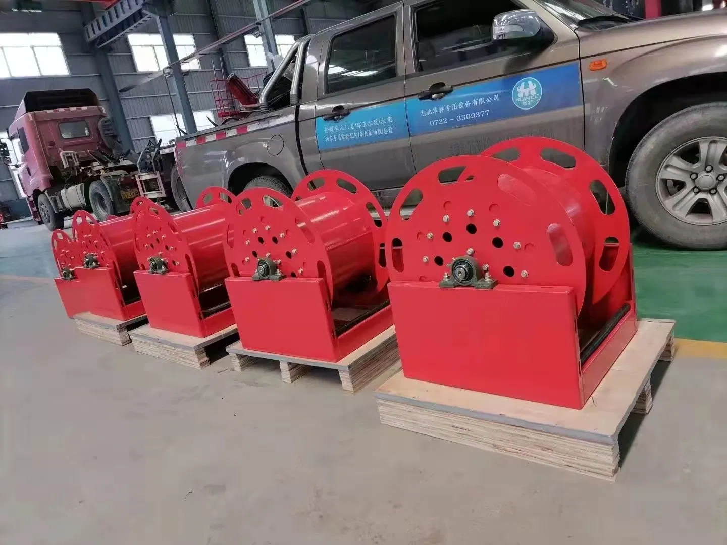 Factory Direct Sale 1.5 Inch 100m Manual Hose Reel Frame