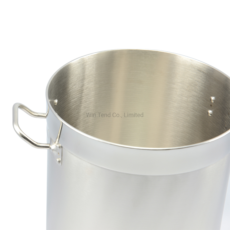 05 Style Stainless Steel Sanded Heat Conduction Combine Bottom Soup Stock Pot