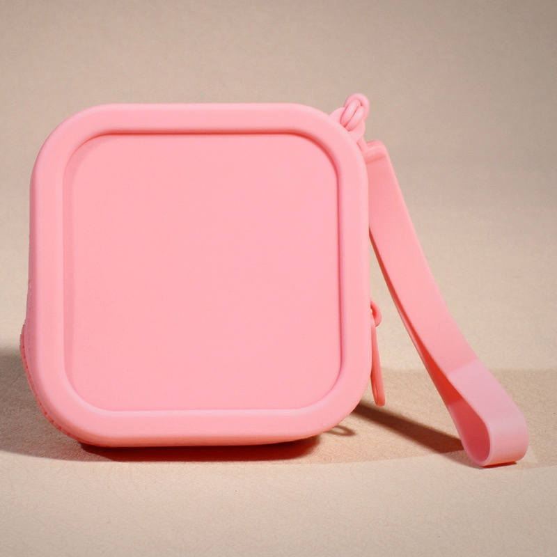 Mini Silicone Makeup Bag Pouch with Dustproof Cover Small Coin Bag Cosmetic Travel Organizer for Purse Toiletries