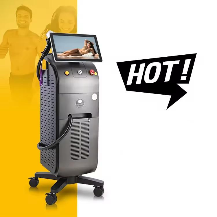 755 808 940 1064 Laser Hair Removal CE Approved Diode Laser Stationary