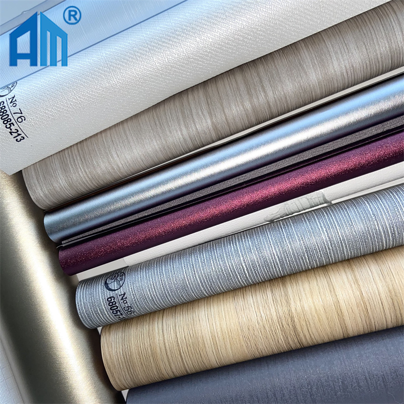 Shanghai Factory PVC Membrane Films Interior Door Decoration Film