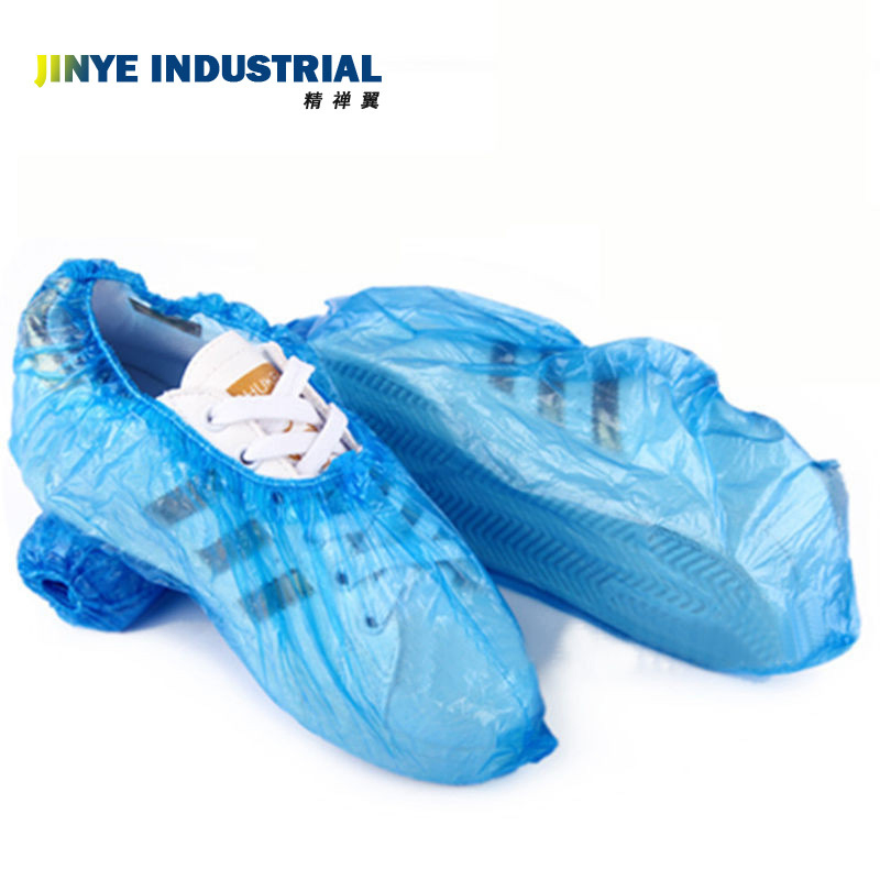 Medical Disposable CPE Shoecover Cleanroom PE Anti Slip Plastic Waterproof Shoe Cover Top1 in Most Popular Shoe Cover Dispenser