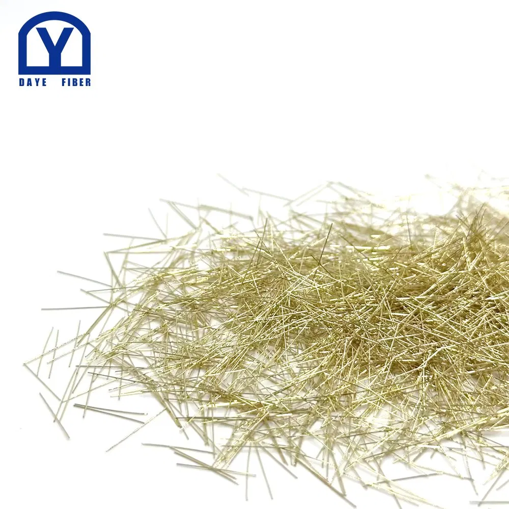 Uhpc Crimped Steel Fibre Brass Coated Micro Concrete Steel Fiber
