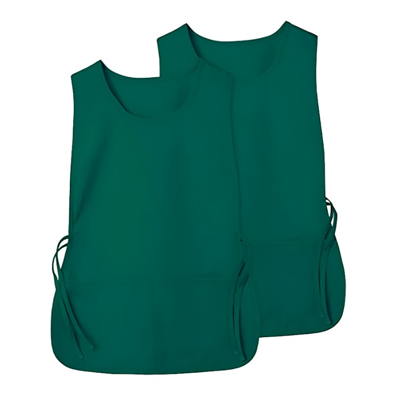 Promotional Current Season Innovation Polyester Unisex Patched Pocket Aprons Kitchen Work Clothing