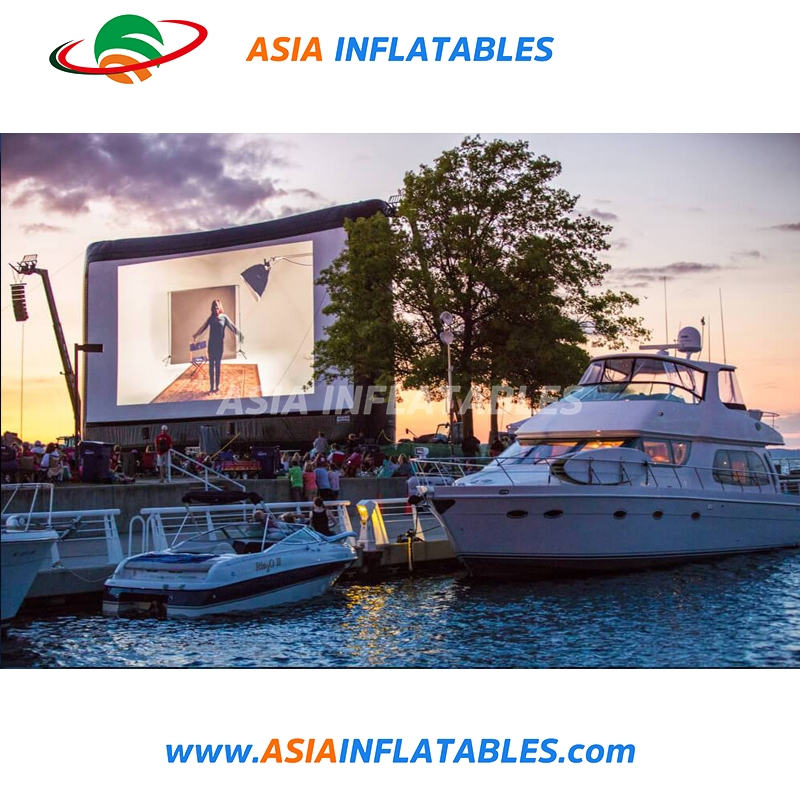 Custom Indoor Outdoor Inflatable Projection Cinema Movie Screen for Sale