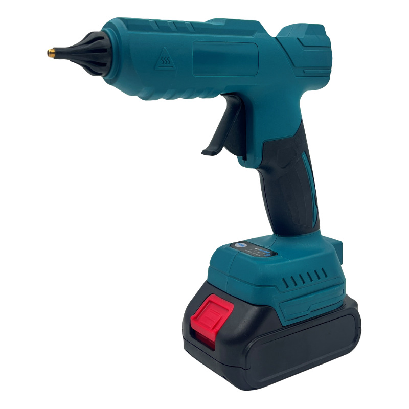 Cordless Rechargeable Lithium-Ion Hot Glue Gun 21V for Home Repair, Arts and Crafts, on-Site Use