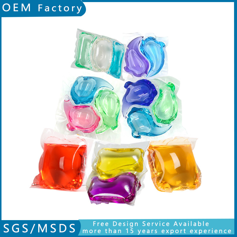 Can Customize 8g 10g 12g 15g 20g 25g 30g Single Two in One Three in One OEM Private Label Capsule Detergent