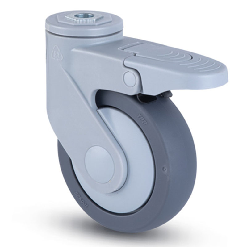 Premium Swivel Threaded Stem Hospital Medical Caster