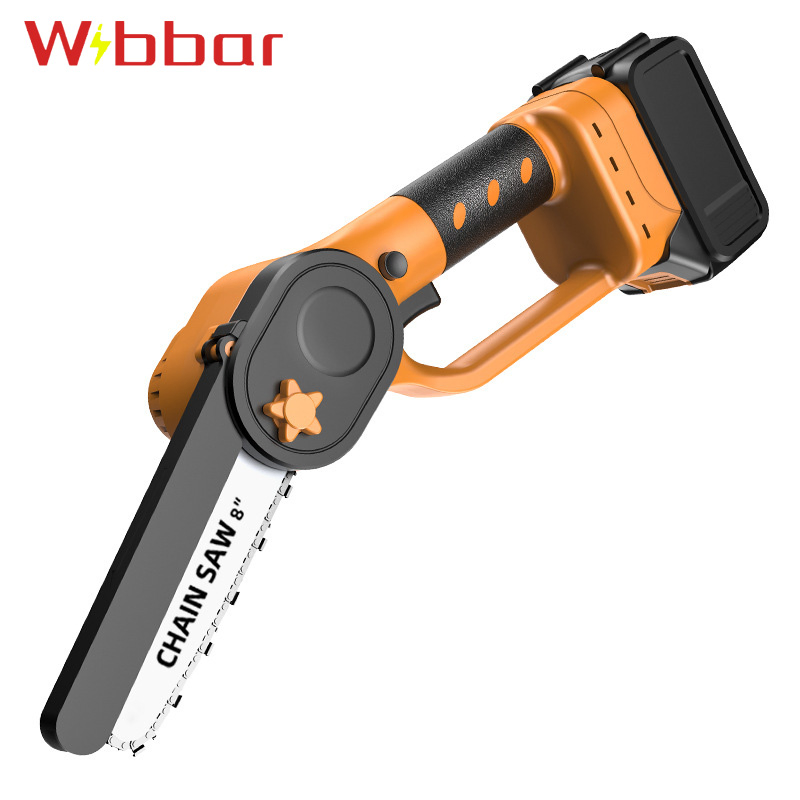 Mini Cordless Chain Saw Lithium Electric Saw Handheld Portable Rechargeable