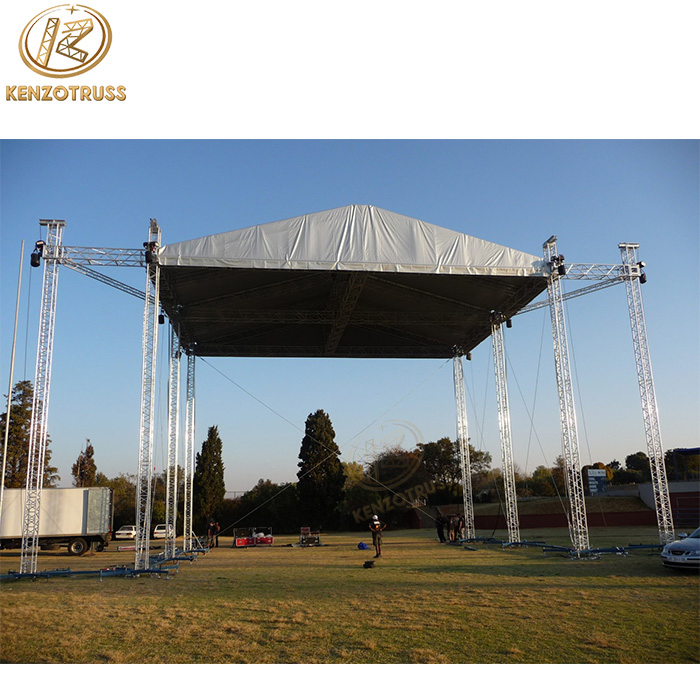 Lightweight Non-Rust Aluminum Truss Stage with TUV Certificate