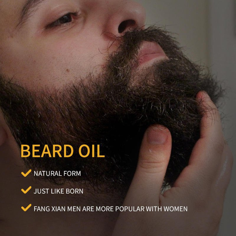 Beard Care Naturally Nourishing Moisturizing Prevents Itchy Beard Growth Oil