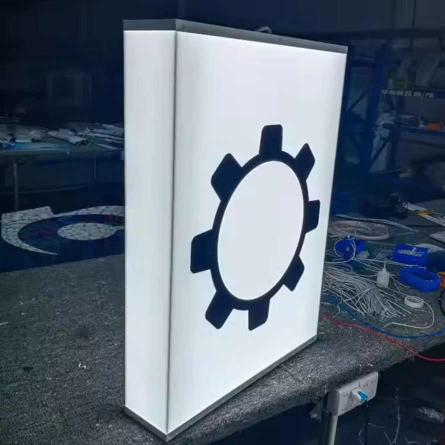 Custom LED Light Box Sign Exhibition Display Acrylic Advertising Sign Board