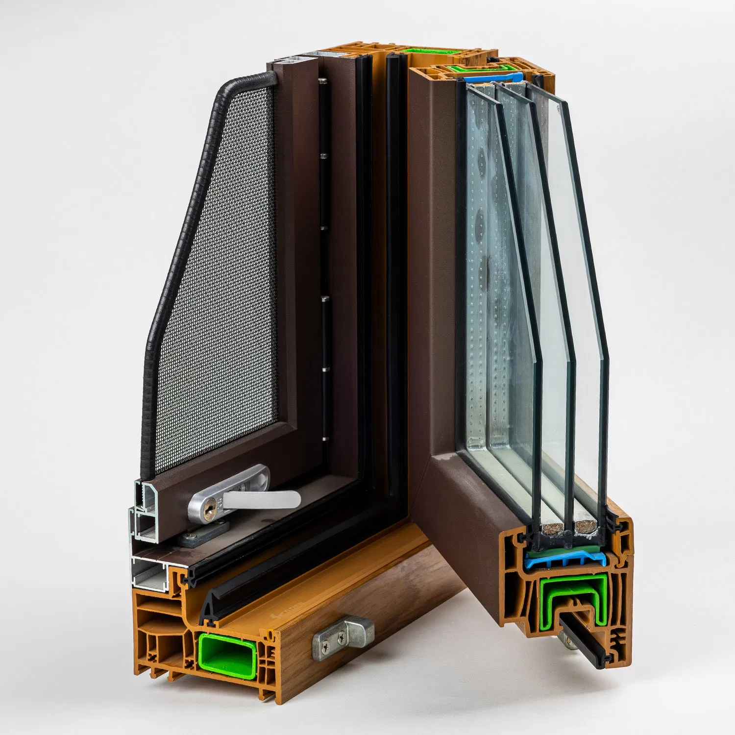 UPVC Profile with Different Section Plastic Profile in China--Baydee Brand