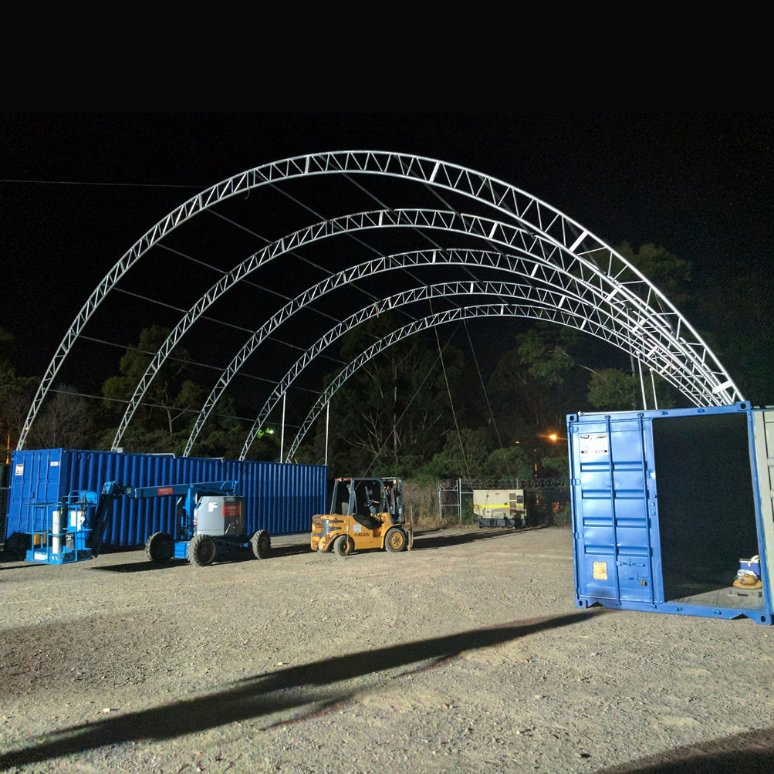 Durable 40FT Container Dome Shelter for Outdoor Storage Solutions