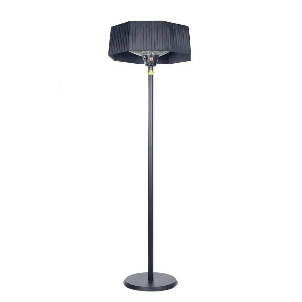 Freestanding Patio Heater 1500W Infrared Quartz Electric Winter Heater for Indoor and Outdoor