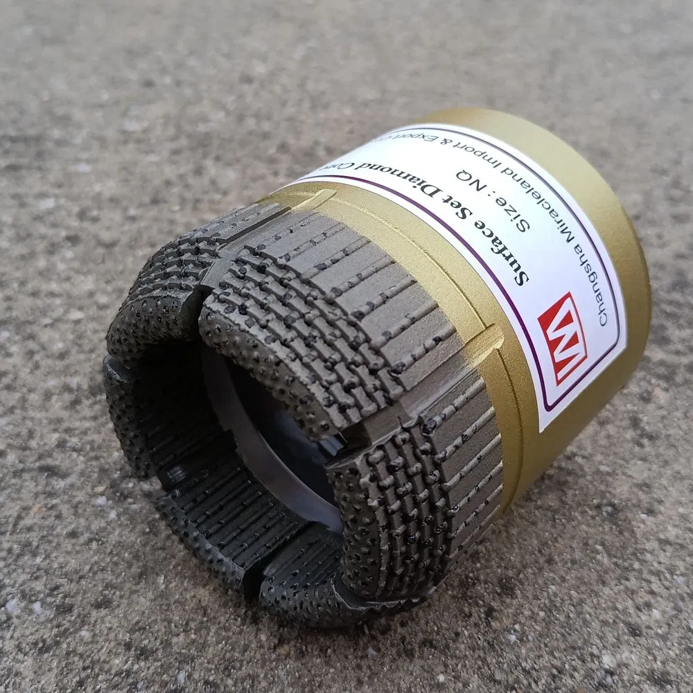 Bq Nq Hq Bq3 Nq3 Hq3 Surface Set Multi Step Profile Diamond Core Drill Bit