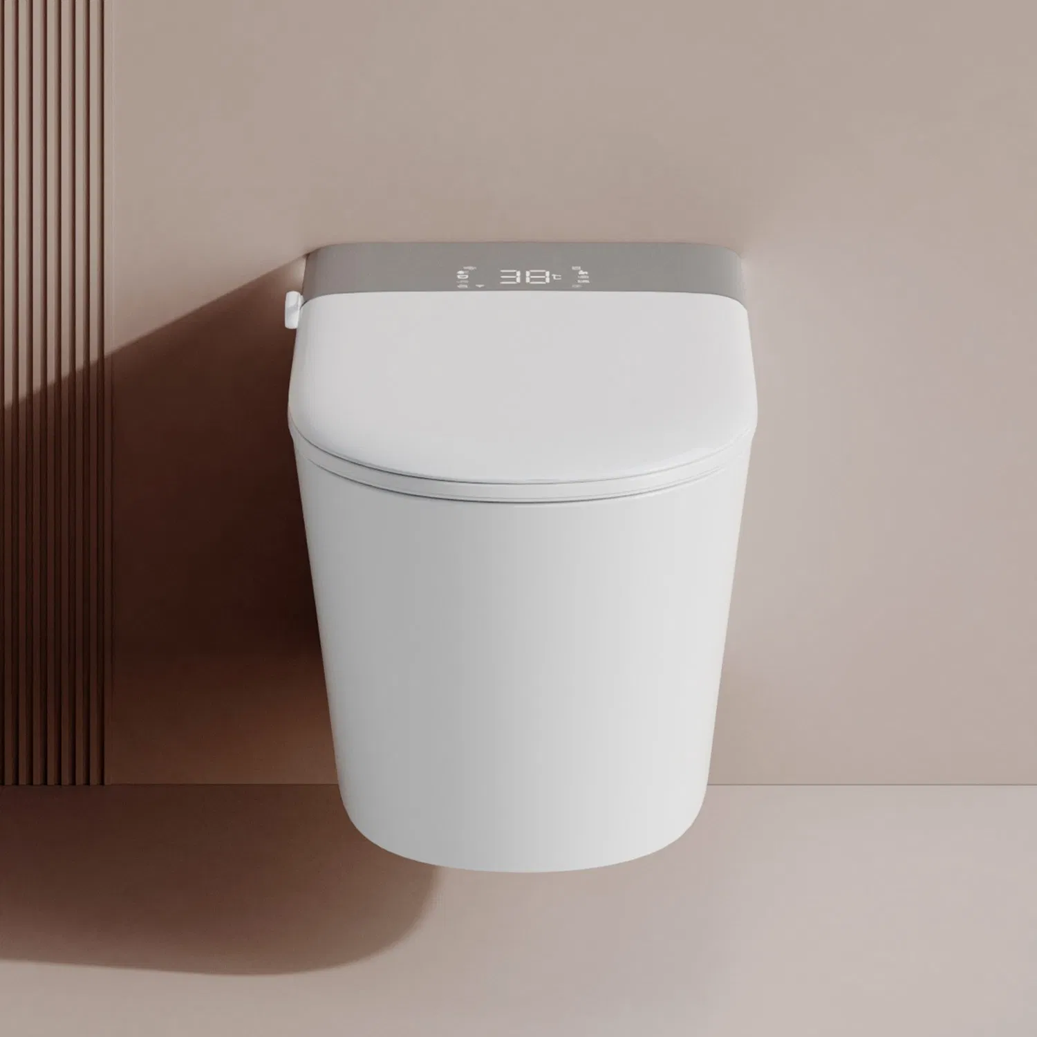 Factory Price 2025 Wall-Hung Smart Toilet P-Trap Automatic Intelligent Suspended Bidet Wc