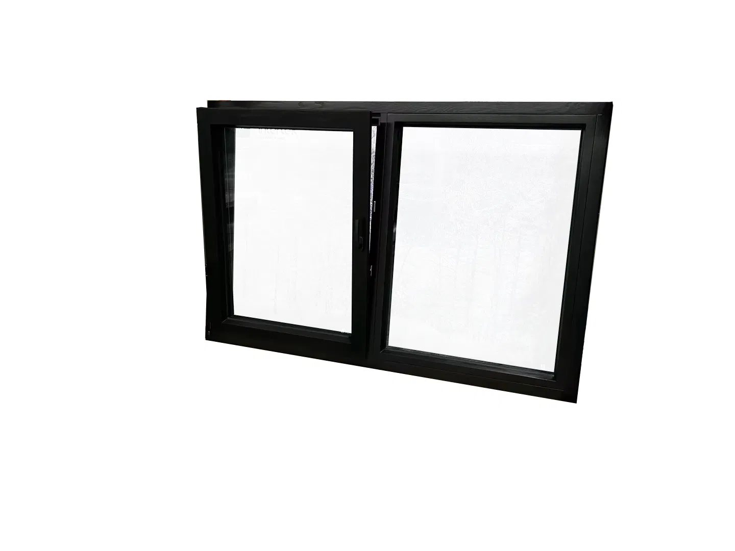 Heavy Duty Aluminum Clad Wood Passive House Tilt and Turn Window Using Oak Wood