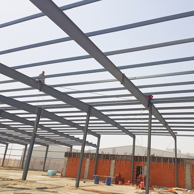 Prefab/Prefabricated Storage/Garage/Shed/Workshop/Warehouse Metal Frame Construction Steel Structure Building with Galvanized/Paint Insulation Roof